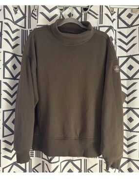 Alo Hazy Mockneck Espresso Medium